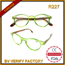 R227 2016 Hotsale New Trendy Round Frame Reading Glasses (BV audited factory)